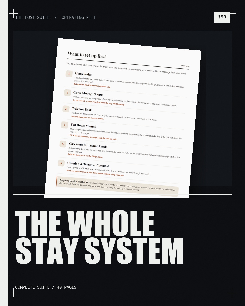 The complete Host Suite template collection