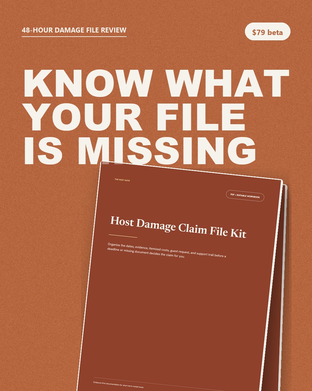 48-Hour damage documentation review for short-term-rental hosts