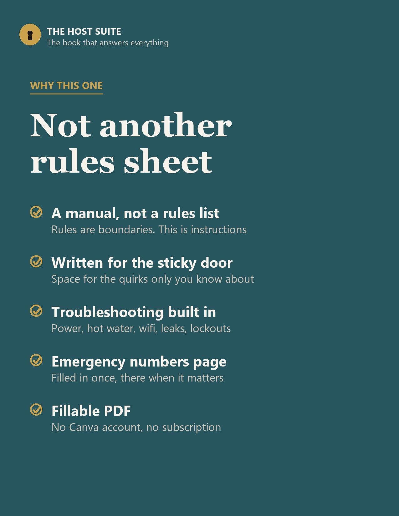 Why this house manual is not another rules sheet