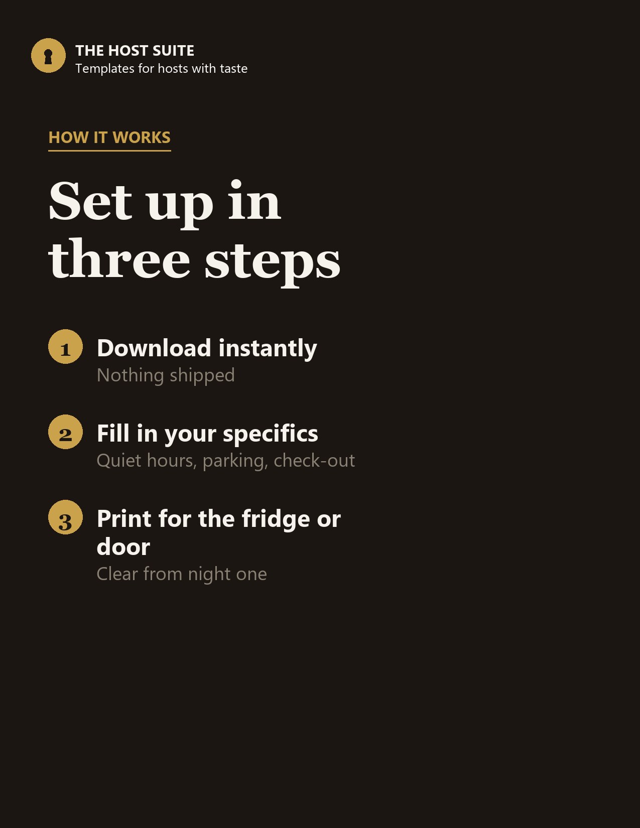 How the Airbnb House Rules works in three steps