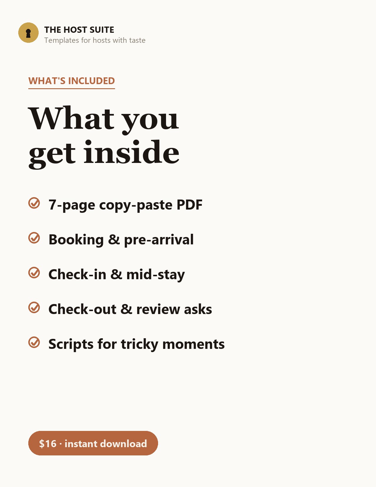 What is included in the Guest Message Scripts